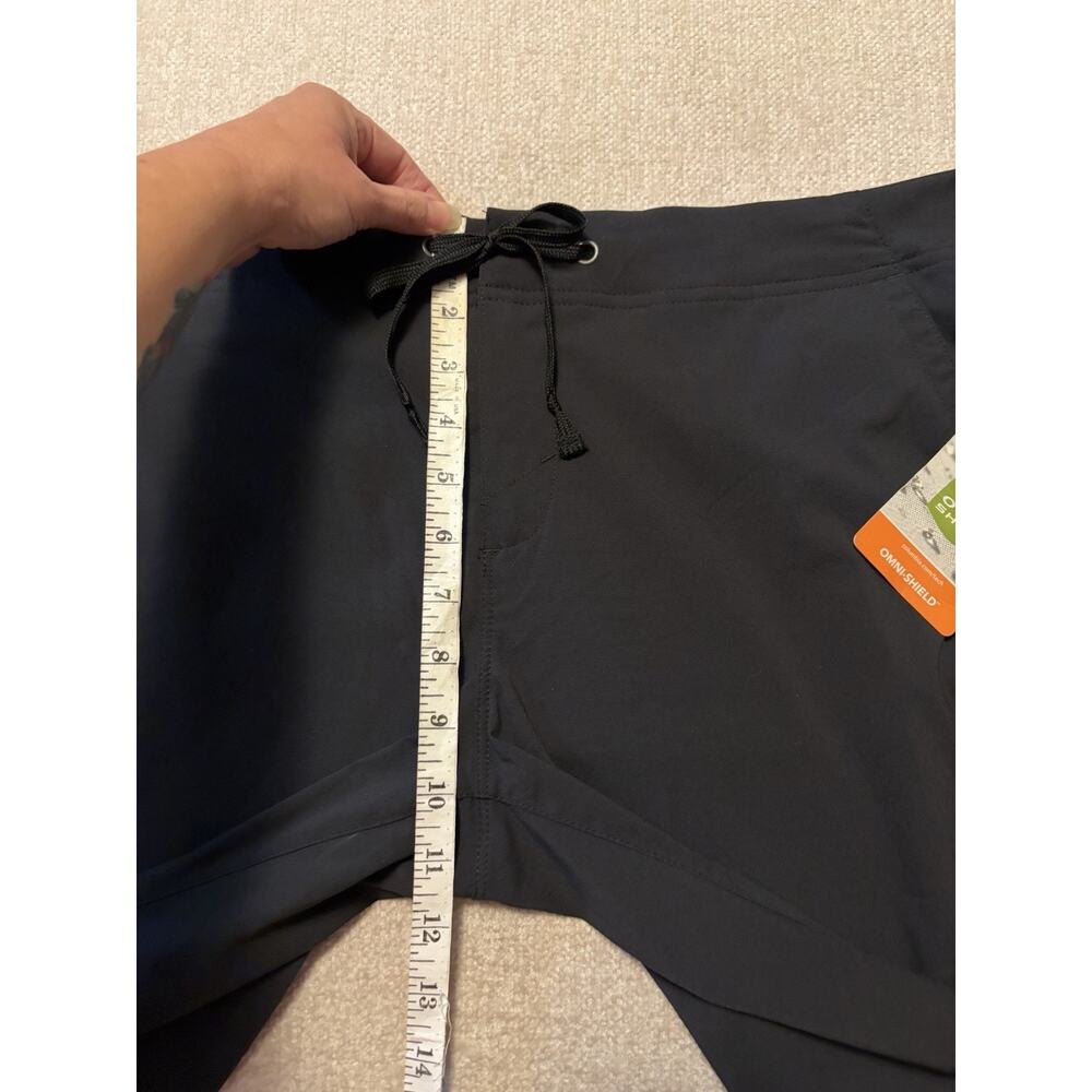 Columbia Anytime Outdoor Boot Cut Pants Women 16 Black Omni Shield Hiking New - Picture 9 of 11